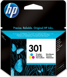 HP 301 Original Cyan Magenta Galben 1 buc. 