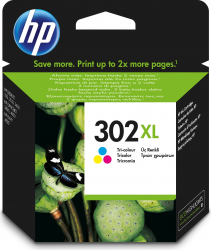 HP 302XL Original Cyan Magenta Galben 1 buc. 