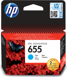 HP 655 Original Cyan 1 buc. 
