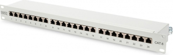 Patch Panel Cat.6 24xRJ45 STP gri ecranat Digitus 