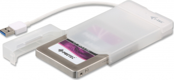 i-tec MYSAFEU314 carcasa disc memorie 2.5" Cutie protectie HDD/SSD Alb 
