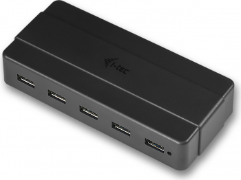 i-tec U3HUB742 hub-uri de interfata USB 3.2 Gen 1 (3.1 Gen 1) Type-B 5000 Mbit/s Negru 