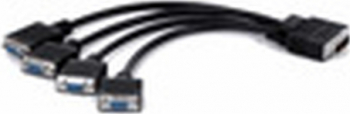 Matrox CAB-L60-4XAF cabluri prelungitoare cu mufe mama/tata 1x LFH60 4x HD15 Negru 