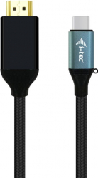 i-tec C31CBLHDMI60HZ cabluri prelungitoare cu mufe mama/tata HDMI USB-C 3.1 Negru Albastru 