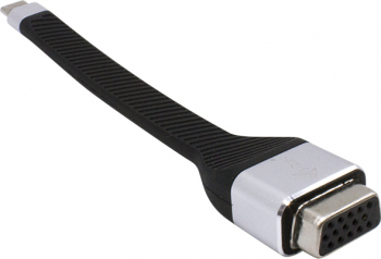 i-tec C31FLATVGA60HZ cabluri prelungitoare cu mufe mama/tata USB-C VGA Negru