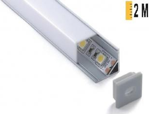 PROFIL LED 90 GRADE SLIM 2M 