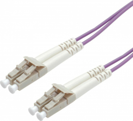 Cablu fibra optica LC - LC OM4 conector Low Loss 2m violet Roline 21.15.8852 