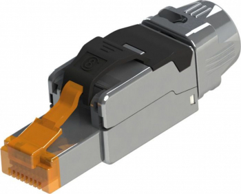 Conector RJ45 cat 8.1 pentru fir solid AWG 22 - 24 Roline 21.17.3086 
