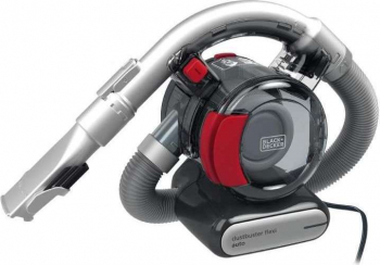 Aspirator auto Black&Decker PD1200AV-XJ Dustbuster Flexi 12V 12.5W cablu 5 m Negru Rosu Argintiu