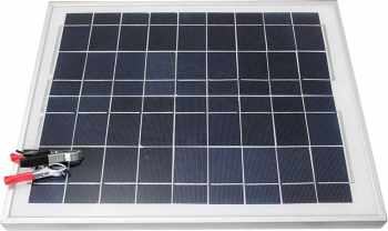 Panou solar 20W converteste lumina soarelui direct in energie electrica tensiune maxima de putere Vmpp 18.2V 