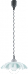 Pendul EGLO Brenda 87062 E27 60W Ajustabil Argintiu-Sticla Decorativa 