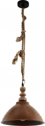 Pendul lemn EGLO RIDDLECOMBE 33026 E27 1X60W and Ø 380mm Maro 