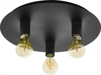 Plafoniera EGLO PASSANO 1 98156 E27 3X60W and Ø 450mm Negru 