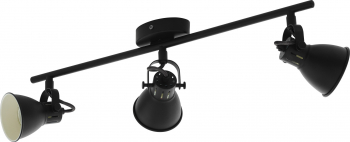 Plafoniera spot EGLO SERAS 2 98399 GU10 3X3.3W Negru 