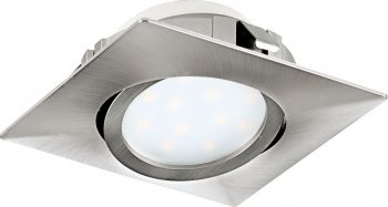 Spot incastrat EGLO PINEDA 95843 LED 1X6W 500lm 3000K Nichel mat 