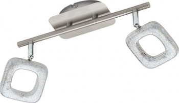 Spot Litago Crystal 97002 Nichel Mat LED 2x4W 2x350lm