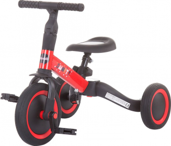 Tricicleta si bicicleta Chipolino Smarty 2 in 1 red 