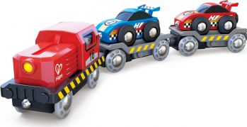Trenulet transport masini de curse Hape 