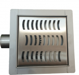 Rigola dus patrata GEHLER din inox 130130 mm model ONDA SQ 03 