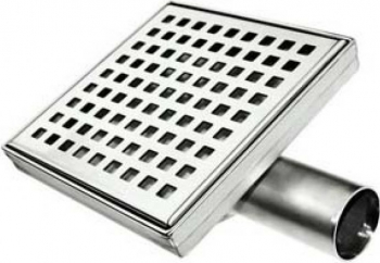 Rigola dus patrata GEHLER din inox 130x130 mm model Quadrat 