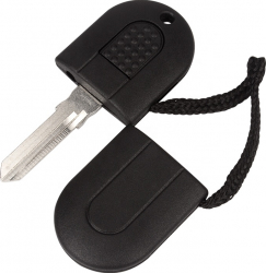 Carcasa cheie compatibil VW cu transponder cu lumina 16V MK2 Golf GTI Golf IV V VI Passat B5 B6 Polo Bora Touran lamela HU49 negru 