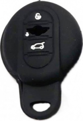 Husa cheie auto din silicon SIL 238 BMW/Mini Cooper 3 butoane negru 