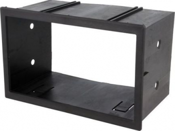 Rama adaptoare 2 DIN SEAT VW plastic ABS negru 