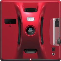 Robot curatare geamuri cu pulverizator HOBOT 298 Bluetooth UPS incorporat Rosu