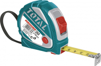 Ruleta cu Frana TOTAL Buton 3 Functii 3mx16mm 