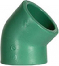 Cot 45 and deg PPR verde 4045 Banninger 