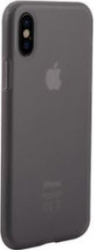 Husa de protectie pe spate din termoplastic transparenta pentru iPhone X cu capac de protectie carcasa bumper Negru SHO008