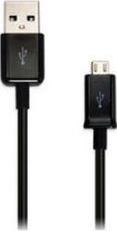 Cablu de date Samsung original pentru telefon Samsung cu conector micro USB lungime 1.5 m Negru SHO040