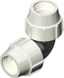 Cot 90 and ordm PEHD 4040 cu filet interior Plasson 
