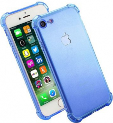 Carcasa antisoc pentru iPhone 7 protectie spate capac de protectie husa de protectie bumper albastru SHO170 