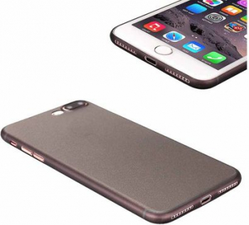 Husa de protectie pentru iPhone 7 Plus calitate superioara protectie spate capac de protectie bumper Negru/Transparent SHO183 