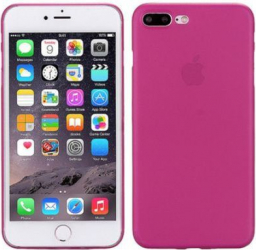 Husa de protectie pentru iPhone 7 Plus protectie spate capac de protectie bumper Rosu trandafiriu-transparent SHO186 