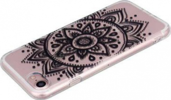 Husa de protectie pentru iPhone 7 protectie spate bumper capac de protectie model floral Transparent SHO190 