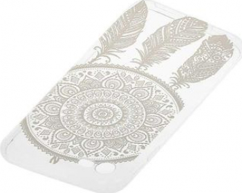 Husa de protectie pentru iPhone 7 protectie spate capac de protectie bumper model tribal transparent SHO191 