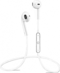 Casti Bluetooth sport compatibilitate universala telefon tableta laptop alb SHO227 
