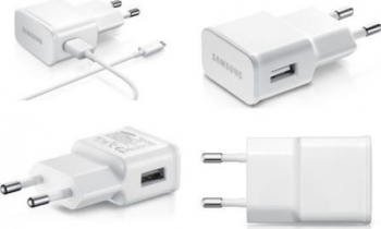 Incarcator priza original Samsung 1xUSB cu cablu de date Micro USB inclus in pachet culoare alb SHO369 