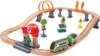 Set trenulet Hape cu panou solar 
