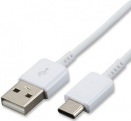 Cablu de date/incarcare Original EP-DG970BWE USB Type C 1m Alb 