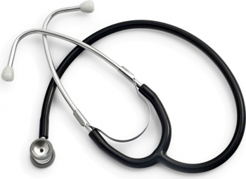 Stetoscop neonatal Little Doctor LD Prof III stetoscop metalic utilizabil pe ambele parti diafragma mica Negru Inox 