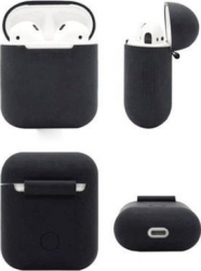 Husa suport casti Apple AirPods Negru SHO728 