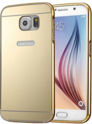 Husa tip efect oglinda pentru Samsung Galaxy S7 protectie spate capac de protectie Auriu SHO799 