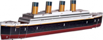 Puzzle 3D vapor nivel dificultate 4 din 5 3 ani+ 34 piese 
