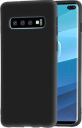 Husa protectie spate silicon pentru Samsung Galaxy S10 bumper ultraslim Negru SHO842 