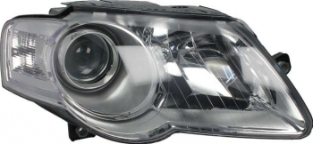 Far dreapta Depo/TYC Passat 05-10 B6 H7 placat cu crom Fits V- and H-System electric 