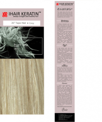 Extensii cu Banda Blond Gri Tape On Ihair Keratin 