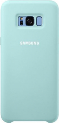 Husa protectie spate silicon soft pentru Samsung Galaxy S8 bumper ultraslim Bleu SHO970 